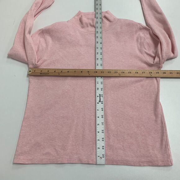 Vintage Pendleton Sweater Womens M Medium Pink Heather Soft Turtleneck Long Neck - Picture 7 of 12
